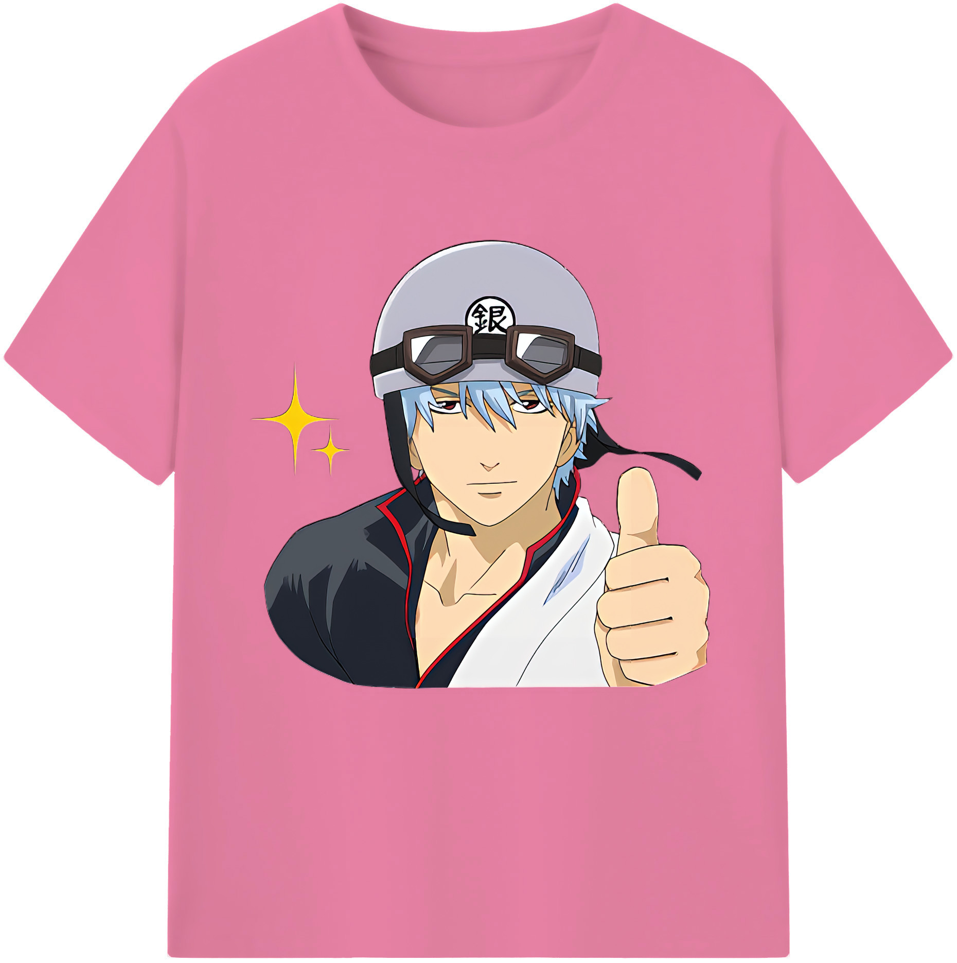 （画像用） ぎんたま 坂田銀時（さかたぎんとき） 神楽 志村新八（しむら しんぱち） GINTAMA Sakata Gintoki Kagura Shimura Shinpachi 綿100％半袖Tシャツ（フロントプリント）